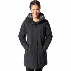 Damen Vaude Outdoorjacken^SKOMER WOOL PARKA II Damen - Wintermantel