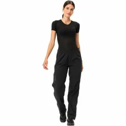 Damen Vaude Outdoorhosen^WOMEN'S YARAS RAIN ZIP PANTS IV Damen - Fahrradhose