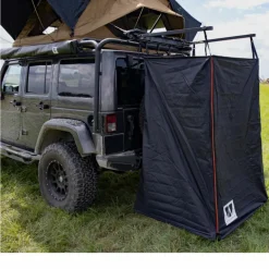 New DUSCHZELT MIT REGENHAUBE 100 CM - Zeltzubehör Autodachzelte Und Dachträger