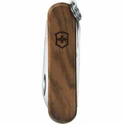 Victorinox Schlüsselanhänger|Schweizer Messer^CLASSIC SD WOOD - Schweizer Taschenmesser