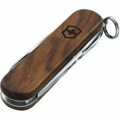 Victorinox Schlüsselanhänger|Schweizer Messer^CLASSIC SD WOOD - Schweizer Taschenmesser