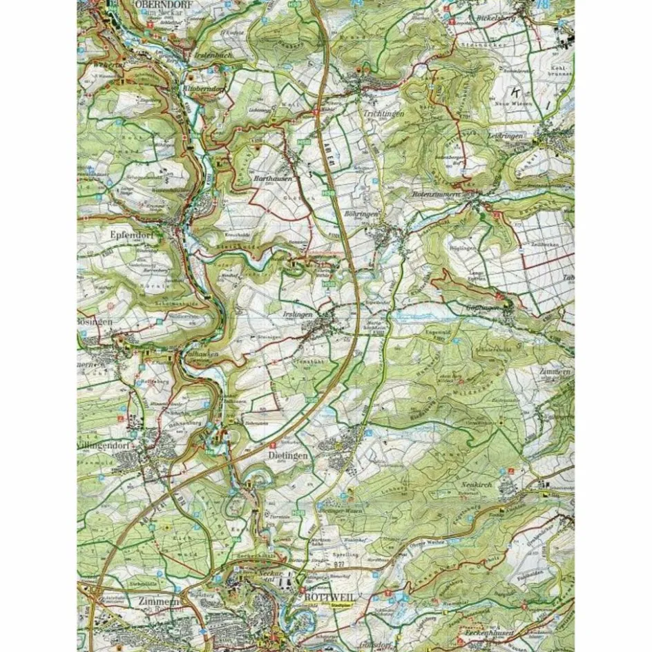 Hot VILLINGEN-SCHWENNINGEN 1 : 50 000. TOPOG - Wanderkarte Wanderkarten Und Winterkarten|Wanderkarten Und Winterkarten