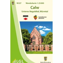 Best W227 WANDERKARTE 1:25 000 CALW Wanderkarten Und Winterkarten|Wanderkarten Und Winterkarten