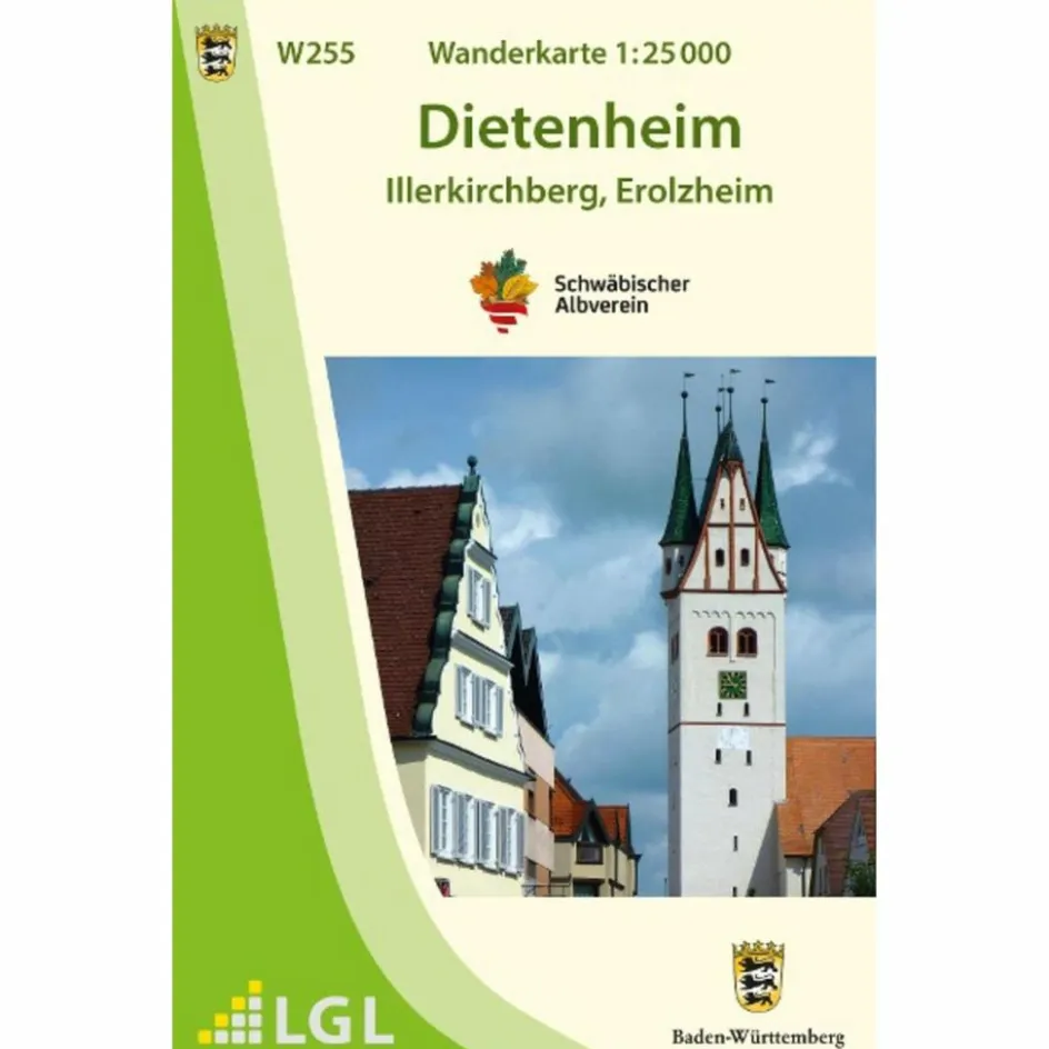 Wanderkarten Und Winterkarten|Wanderkarten Und Winterkarten^W255 WANDERKARTE 1:25 000 DIETENHEIM