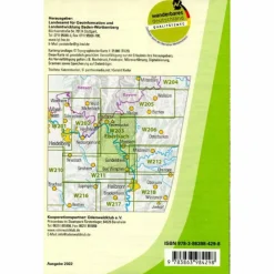 Best W203 WANDERKARTE 1:25 000 EBERBACH Wanderkarten Und Winterkarten|Wanderkarten Und Winterkarten