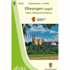 Discount W222 WANDERKARTE 1:25 000 ELLWANGEN (JAGST) Wanderkarten Und Winterkarten|Wanderkarten Und Winterkarten
