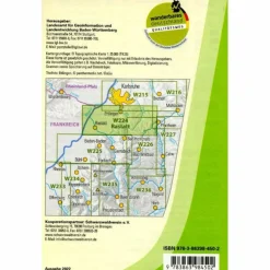 New W224 WANDERKARTE 1:25 000 RASTATT Wanderkarten Und Winterkarten|Wanderkarten Und Winterkarten