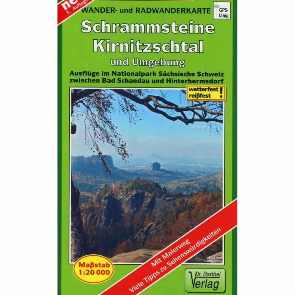 Fahrradkarten|Wanderkarten Und Winterkarten^WANDER- UND RADWANDERKARTE SCHRAMMSTEINE - Wanderkarte