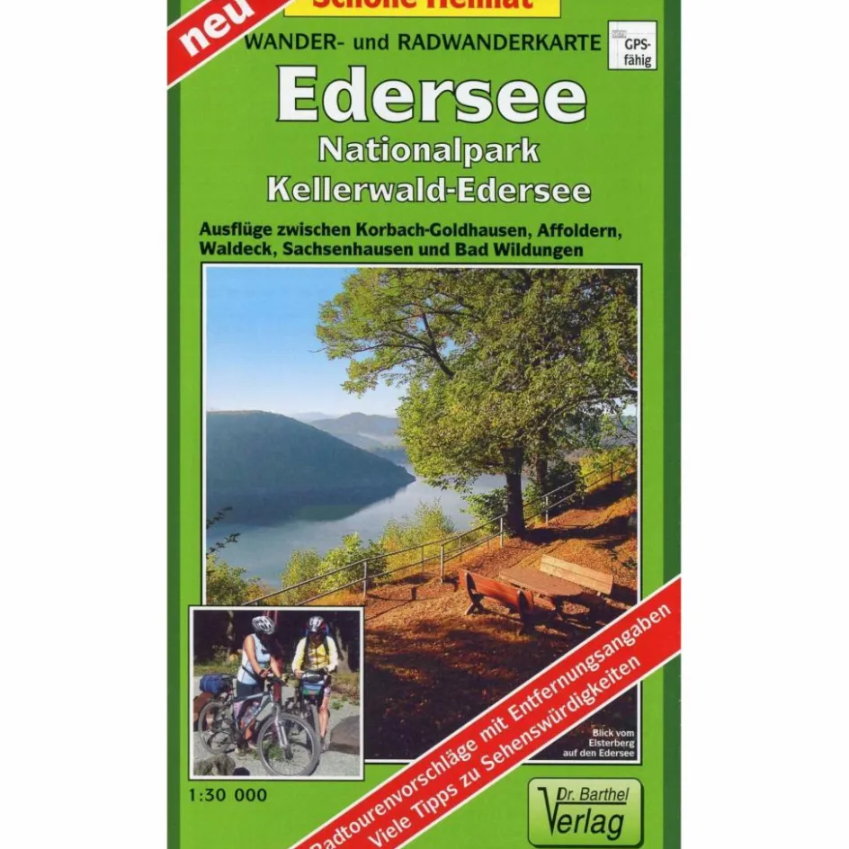 WANDER- UND RADWANDERKARTE EDERSEE, NATI - Wanderkarte Fahrradkarten|Wanderkarten Und Winterkarten