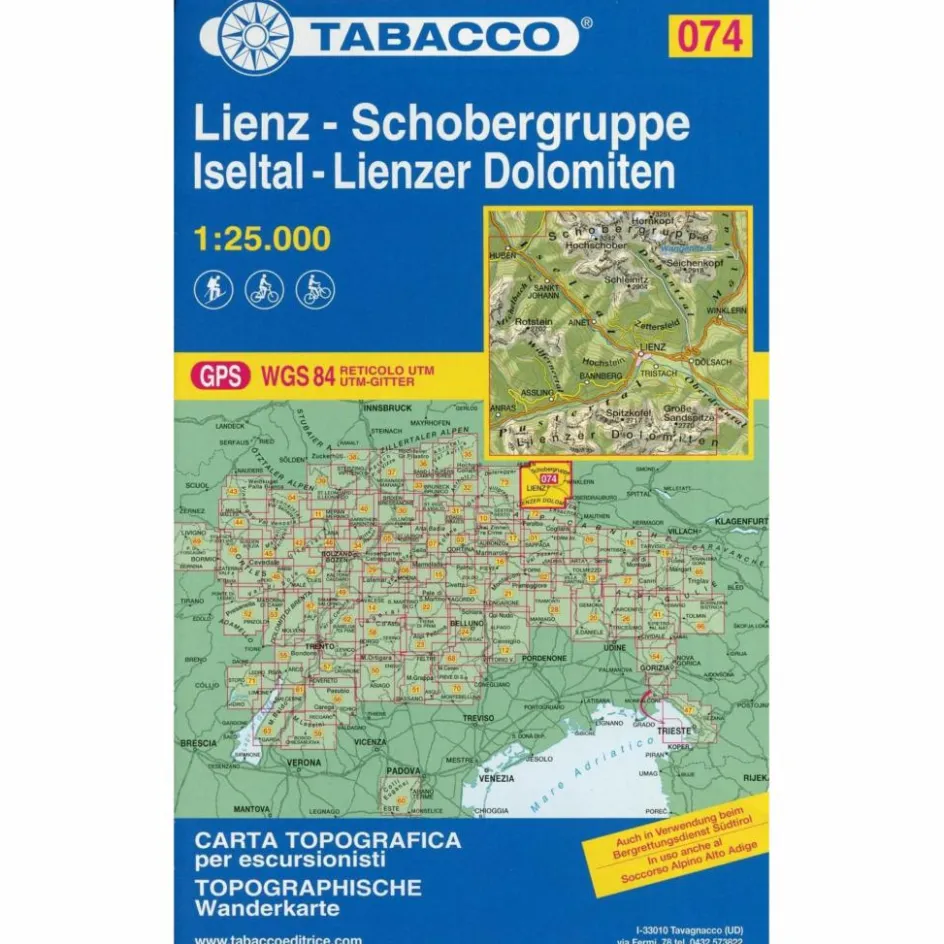 WANDERKARTE 74 LIENZ-SCHOBERGRUPPE-ISELTAL - Wanderkarte Wanderkarten Und Winterkarten|Wanderkarten Und Winterkarten