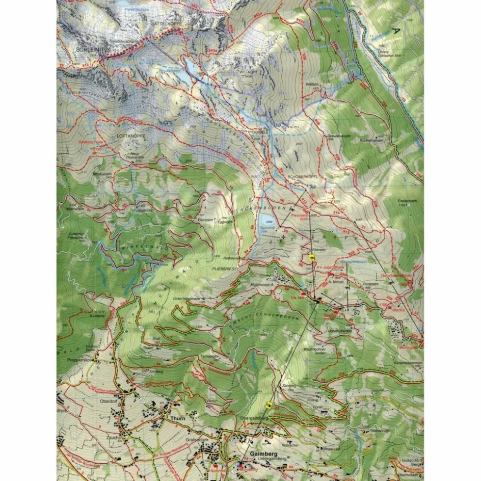 WANDERKARTE 74 LIENZ-SCHOBERGRUPPE-ISELTAL - Wanderkarte Wanderkarten Und Winterkarten|Wanderkarten Und Winterkarten