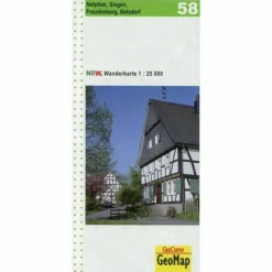 Wanderkarten Und Winterkarten|Wanderkarten Und Winterkarten^WANDERKARTE 58 NETPHEN, SIEGEN, FREUDENBERG - Wanderkarte