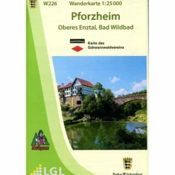 Wanderkarten Und Winterkarten|Wanderkarten Und Winterkarten^WANDERKARTE 1:25000 PFORZHEIM