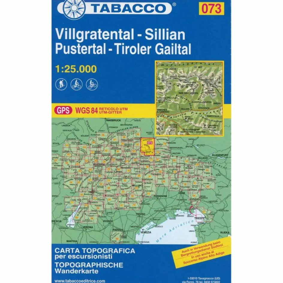 Wanderkarten Und Winterkarten|Wanderkarten Und Winterkarten^WANDERKARTE 73 VILLGRATENTAL-SILLIAN- PU - Wanderkarte