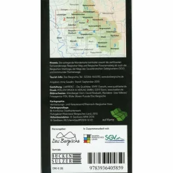 Wanderkarten Und Winterkarten|Wanderkarten Und Winterkarten^WANDERKARTE BERGISCHES LAND #2 1:25.000 - Wanderkarte