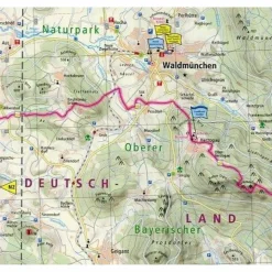 Wanderkarten Und Winterkarten|Wanderkarten Und Winterkarten^WANDERKARTE GOLDSTEIG 1 : 50 000 - Wanderkarte