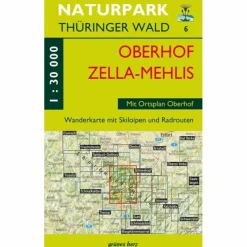 Wanderkarten Und Winterkarten|Wanderkarten Und Winterkarten^WANDERKARTE OBERHOF/ZELLA-MEHLIS
