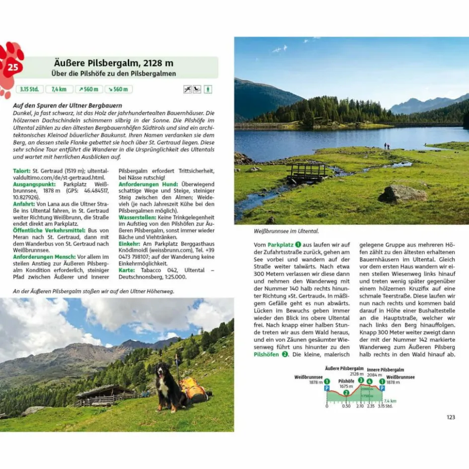 Wanderführer^WANDERN MIT HUND SÜDTIROL - Wanderführer