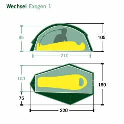 Sale EXOGEN 1 - Kuppelzelt 1-Personen-Zelte|3-Jahreszeiten-Zelte