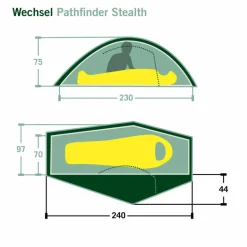 Outlet PATHFINDER ELEMENTS - Einpersonenzelt 1-Personen-Zelte|3-Jahreszeiten-Zelte