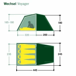 New VOYAGER - Familienzelt Familienzelte|3-Jahreszeiten-Zelte