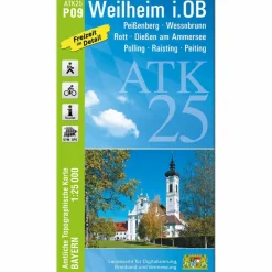 WEILHEIM I.OB 1:25 000 - Wanderkarte Wanderkarten Und Winterkarten|Wanderkarten Und Winterkarten