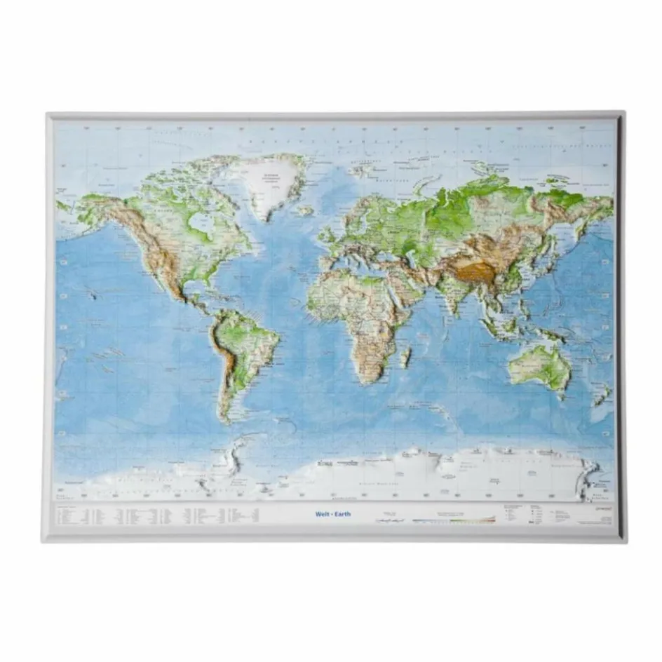 Wandkarten Und Poster^WELT KLEIN 1:107.000.000 - Weltkarte