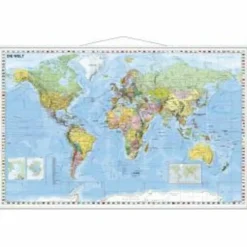 Outlet WELTKARTE DEUTSCHSPRACHIG. WANDKARTE MIT - Poster Wandkarten Und Poster