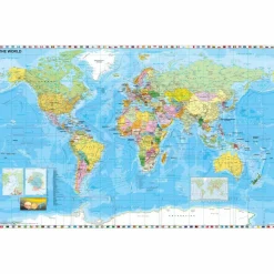 Wandkarten Und Poster^WELTKARTE ENGLISCH - Karte