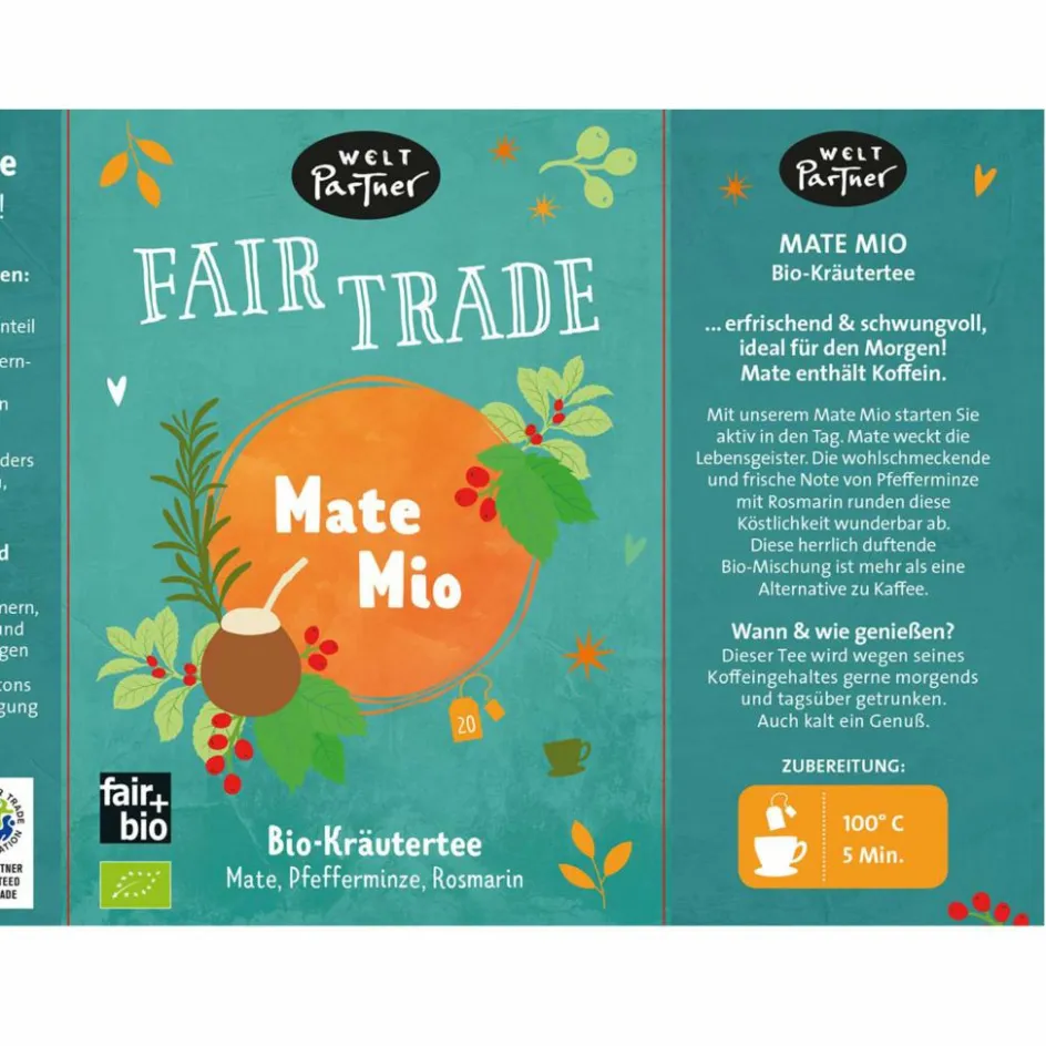 Outlet MATE MIO KRÄUTERTEE BIO TEEBEUTEL Verpflegung