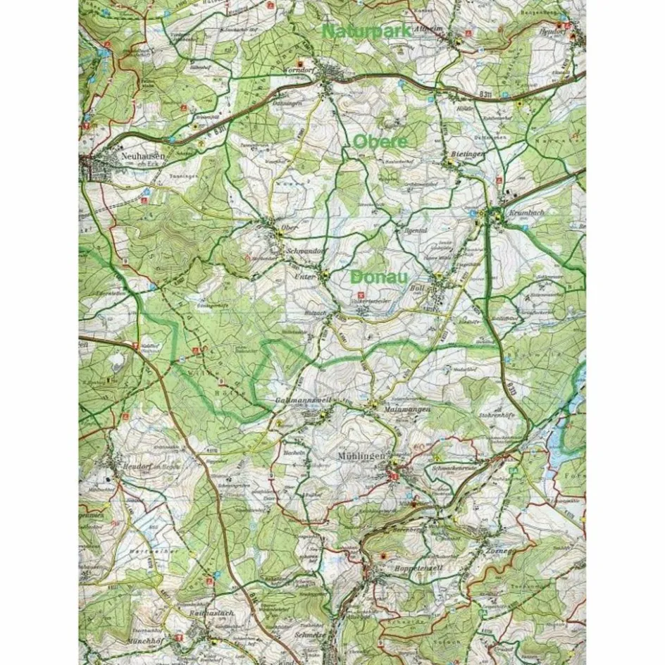 Fahrradkarten|Wanderkarten Und Winterkarten^WESTLICHER BODENSEE. FREIZEITKARTE 1 : 5 - Wanderkarte