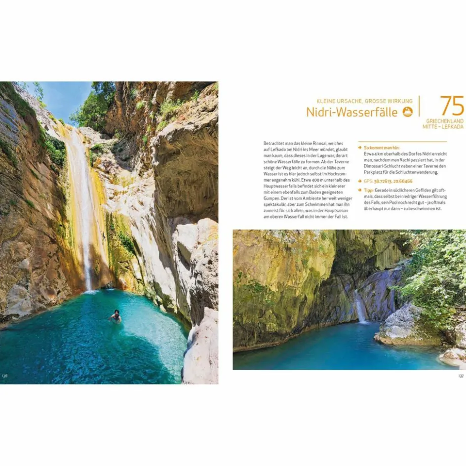 Wassersportführer Und Paddeltechnik|Reiseführer Südosteuropa^WILD SWIMMING GRIECHENLAND - Gewässerführer