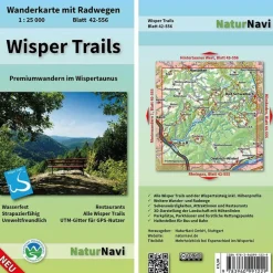 Sale WISPER TRAILS 1:25 000 - Wanderkarte Wanderkarten Und Winterkarten|Wanderkarten Und Winterkarten