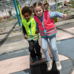 Best REFLEX-KINDERWESTE CRAZY MONSTER Unisex - Weste Damen/Kinder Reflektierendes Zubehör|Fahrradausrüstung Für Kinder