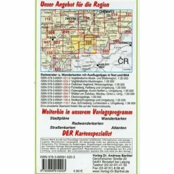 Fahrradkarten|Winterkarten^ZENTRALERZGEBIRGE, WESTTEIL 1 : 35 000. - Winterwanderkarte