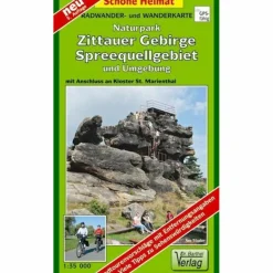 New ZITTAUER GEBIRGE, SPREEQUELLGEBIET UND UMGEBUNG - Wanderkarte Fahrradkarten|Wanderkarten Und Winterkarten
