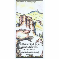 Wanderkarten Und Winterkarten|Wanderkarten Und Winterkarten^ZITTAUER GEBIRGE ÖSTLICHER TEIL - Wanderkarte